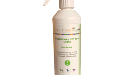 Strahlfäule und Mauke – Medilusan® Vet forte Hoofcare – neu bei Medilutions