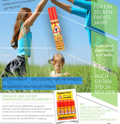 Zecken-Frey und die Outdoor-Saison kann kommen!