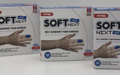 Snögg® Soft Next blue Schaumstoff-Verband für den Menschen jetzt bei Medilutions Vet